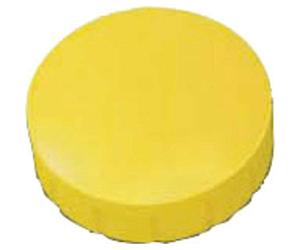 MAUL 6162013 Aimant de Maintien Solide, Charge Max, : 0, 3 kg, Jaune | Accents colorés pour les notes, vue d'ensemble rapide des tableaux, peut contenir jusqu'à 7 feuilles, design plat
