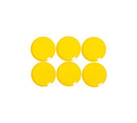 MAUL 6175202 Facetterand-Magnet Pro-Sb, 0, 17 kg-Diamètre 15 mm, Jaune, 6