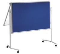 MAUL Tableau d'animation MAULpro 150 x 120 cm mobile pliable bleu blanc