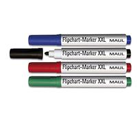 Maul 6383999 Lot de 4 Feutre Marqueur permanent Assortis