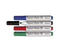Maul 6383999 Marqueur pour tableau blanc XXL pointe ronde 2.5 - 3 mm bleu, noir, rouge, vert 4 pc(s)