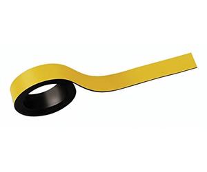 MAUL 65207-15 Bande Magnétique, (B) 20 mm x (L) 1, 000 mm, Jaune
