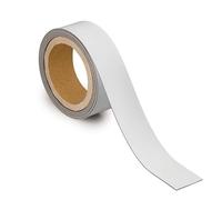 MAUL 6523702 Bande de Marquage Magnétique 3 M X 4 cm 1 mm Blanc | repérage clair, découpe facile, écriture nette, fixation sans outil, usage recto verso