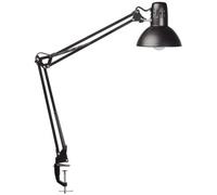 MAUL Lampe de bureau MAULstudy en métal, pince flexible, LED incluse, noir