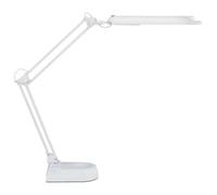 MAUL Lampe de bureau Atlantic 8203602 – LED intégrée 9 W, 6500 K, 860 lm, bras en métal, blanc