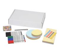 MAUL Accessoires d'Animation MAULselect, Accessoires pour Mallettes d'Animation, Set de 1, 051 Pièces, Cartes d'Animation, Ciseaux, Marqueurs, Épingles et Stylos à Bille Inclus, Blanc
