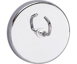 Maul Aimant (Ø x H) 52 mm x 31 mm rond, avec crochets argent 1 pc(s) 6155596