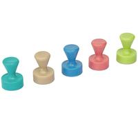 Maul Aimant 6168499 (Ø x H) 12 mm x 16 mm cône rose, Atlantic Blue, turquoise, citron vert, sahara 10 pc(s) 6168499