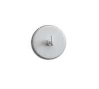 MAUL Aimant rond 47 x 36 mm – adhérence 12 kg, avec crochets blancs – 5 pièces (6159002)
