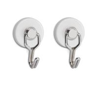 MAUL Crochet magnétique 35 mm rond blanc – 2 pièces