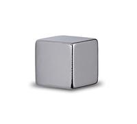 MAUL Aimant cube néodyme argenté 15 kg acier compact | format discret, maintien puissant, pose rapide sans perçage, utilisable des deux côtés, idéal bureau atelier maison