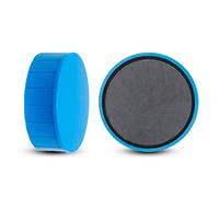 Maul Aimant MAULsolid, Lot de 2 Gros Aimants Puissants à Usage Multiple, Aimants Ronds au Design Moderne, 38 x 15, 5 mm, Charge Jusqu'à 2, 5 kg, Bleus