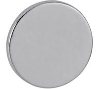 Maul Aimant Néodyme (Ø x H) 10 mm x 1 mm disque argent 10 pc(s) 6166196