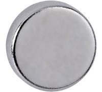 MAUL Aimant néodyme pastille Ø10 x H3 mm nickel 10 pièces