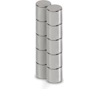 Maul Aimant Néodyme En Forme De Pastille, 8 Mm, Argent