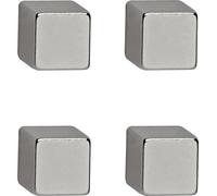 Maul Aimant Néodyme (l x H x P) 10 x 10 x 10 mm cube argent 4 pc(s) 6169296