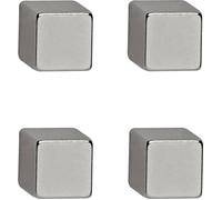 Maul Aimant Néodyme (l x H x P) 10 x 10 x 10 mm cube argent 4 pc(s) 6169296