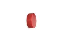 Maul Aimant Solid S. Blister, Ø 38 Mm, 2,5 Kg Puiss, 2 Pcs/Jeu Rouge