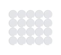 MAUL Aimants à Facettes (20 Pièces) MAULpro 20 mm, Aimant en Plastique, Aimant Puissants pour Tableau Blanc Magnetique et Tableau Blanc Effacable, Idéal pour le Bureau et l'Atelier, Blanc