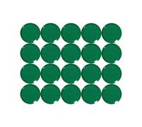 MAUL Aimants à Facettes (20 Pièces) MAULpro 20 mm, Aimant en Plastique, Aimant Puissants pour Tableau Blanc Magnetique et Tableau Blanc Effacable, Idéal pour le Bureau et l'Atelier, Vert