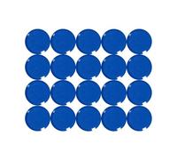 MAUL Aimants bleus ronds MAULpro Lot de 20 tenue 0,3 kg | Maintien fiable au quotidien, format compact discret, coque résistante aux chocs, pratique au bureau