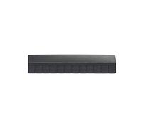 MAUL Aimants MAULsolid 54 x 19 mm (10 Pièces), Mini Aimants en Plastique avec Grande Force d'Adhérence, Aimants Puissants pour Tableau Blanc, Idéal pour le Bureau et l'Atelier, Noir