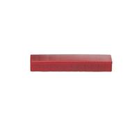 MAUL Aimants MAULsolid 54 x 19 mm (10 Pièces), Mini Aimants en Plastique avec Grande Force d'Adhérence, Aimants Puissants pour Tableau Blanc, Idéal pour le Bureau et l'Atelier, Rouge