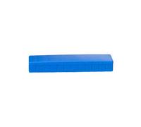 MAUL Aimants MAULsolid 54 x 19 mm (10 Pièces), Mini Aimants en Plastique avec Grande Force d'Adhérence, Aimants Puissants pour Tableau Blanc, Idéal pour le Bureau et l'Atelier, Bleu