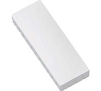 MAUL aimants MAULsolid 54x19mm (10 pièces) | Mini aimants en plastique avec grande force d'adhérence | Aimants puissants pour tableau blanc | Idéal pour le bureau et l'atelier | Blanc