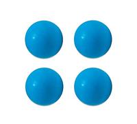 MAUL aimants néodyme puissants avec revêtement Silicone, Lot de 4 Boules magnétiques, Bleu, Ø 1,2 cm