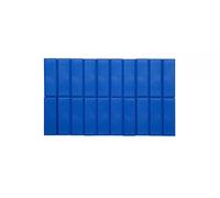 MAUL Aimants rectangles MAULpro Bleu 20 pièces forte tenue | Maintien fiable 1 kg, plastique incassable, format plat rectangulaire, idéal tableau blanc, lot pratique bleu
