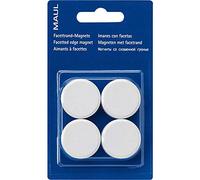 Maul Facetterand-Magnet 4 St. blanc (Ø x H) 30 mm x 10 mm 6177202