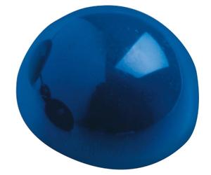 MAUL Aimants sphériques, 10 pièces, 0,6 kg, plastique ferrite incassable, laqués, Ø 3 x 2 cm, bleus