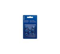 Maul Blister De 8 Aimants Ronds Maulpro 15 Mm Puiss. 0,17 Kg Bleu