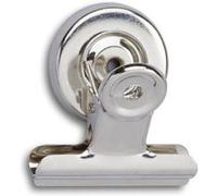 Maul briefklemmer mit kraftmagnet, breite: 40 mm, nickel 2184096 G