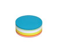 MAUL Cartes d'Animation Rondes 135 mm (250 Pièces), Cartes en Papier en Forme de Cercle, Idéales Comme Aide pour les Présentations et les Ateliers, Utilisables sur les deux Faces, Couleur
