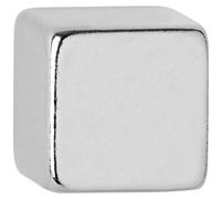 MAUL Cubes magnétiques 10 pièces 3,8 kg Acier Métal Néodyme 1 x 1 x 1 cm Argent