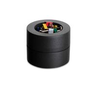 MAUL distributeur de pinces mauly® MAULpro | Distributeur de pince double clip durable | Organiseur de bureau avec 12 pinces | Idéal pour l'organisation au bureau et à la maison | Noir