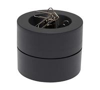 MAUL Distributeur de trombones MAULpro Eco 7,3 x 6 cm 85 % de plastique recyclé 15 trombones Noir