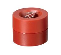 MAUL Distributeur de trombones MAULpro en matière plastique résistante aux chocs 73 x 60 mm rouge
