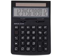Calculatrice maul bureau eco 850 12 chiffres ecran 1 ligne 3 touches memoires touche pourcentage racines coloris noir