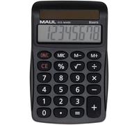 Maul ECO MJ 455 Calculatrice de bureau noir Ecran: 8 solaire (l x H x P) 71 x 112 x 20 mm