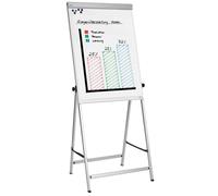 MAUL Flipchart MAULoffice 66 x 76 x 197 cm mobile réglable en hauteur argenté