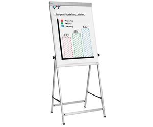 MAUL Flipchart MAULoffice 66 x 76 x 197 cm mobile réglable en hauteur argenté