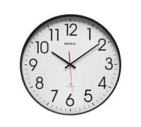 MAUL Horloge murale MAULclimb Ø 47,7 x 5,4 cm radiocommandée plastique 1 x AA noir