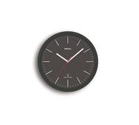 MAUL Horloge Murale MAULjump Noir Radio-pilotée silencieuse | Design moderne, lecture claire, heure ajustée automatiquement, mouvement discret, boîtier robuste, pile incluse