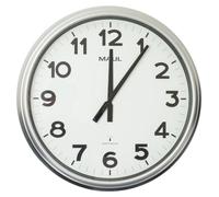 MAUL Horloge murale MAULride Ø 61 x 7.1 cm radiocommandée plastique 1 x AA (1.5 V) argenté