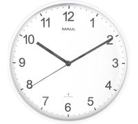 MAUL Horloge murale MAULsprint Ø 30.5 x 5 cm radiocommandée plastique 1 x AA (1.5 V) blanc