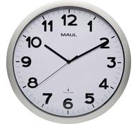 MAUL Horloge murale MAULstep Ø 40 x 4.7 cm radiocommandée plastique 1 x AA (1.5 V) argenté