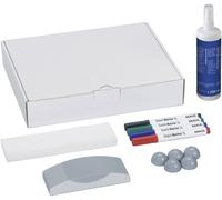 MAUL Coffret accessoires tableau blanc 29,5×23,5×5,5 cm – 4 marqueurs, effaceur, nettoyant, 5 aimants